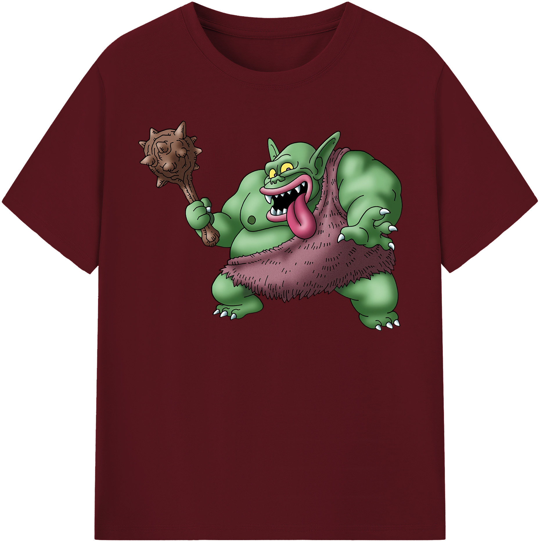 （画像用） ドラゴンクエスト Doragon Kuesuto Dragon Quest 綿100％半袖Tシャツ（フロントプリント）